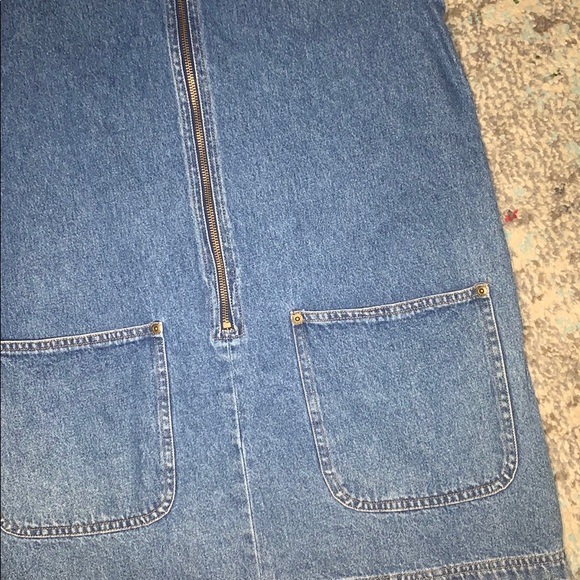 Like 🆕 Arizona denim jean 90s jumper romper dress - Picture 4 of 7